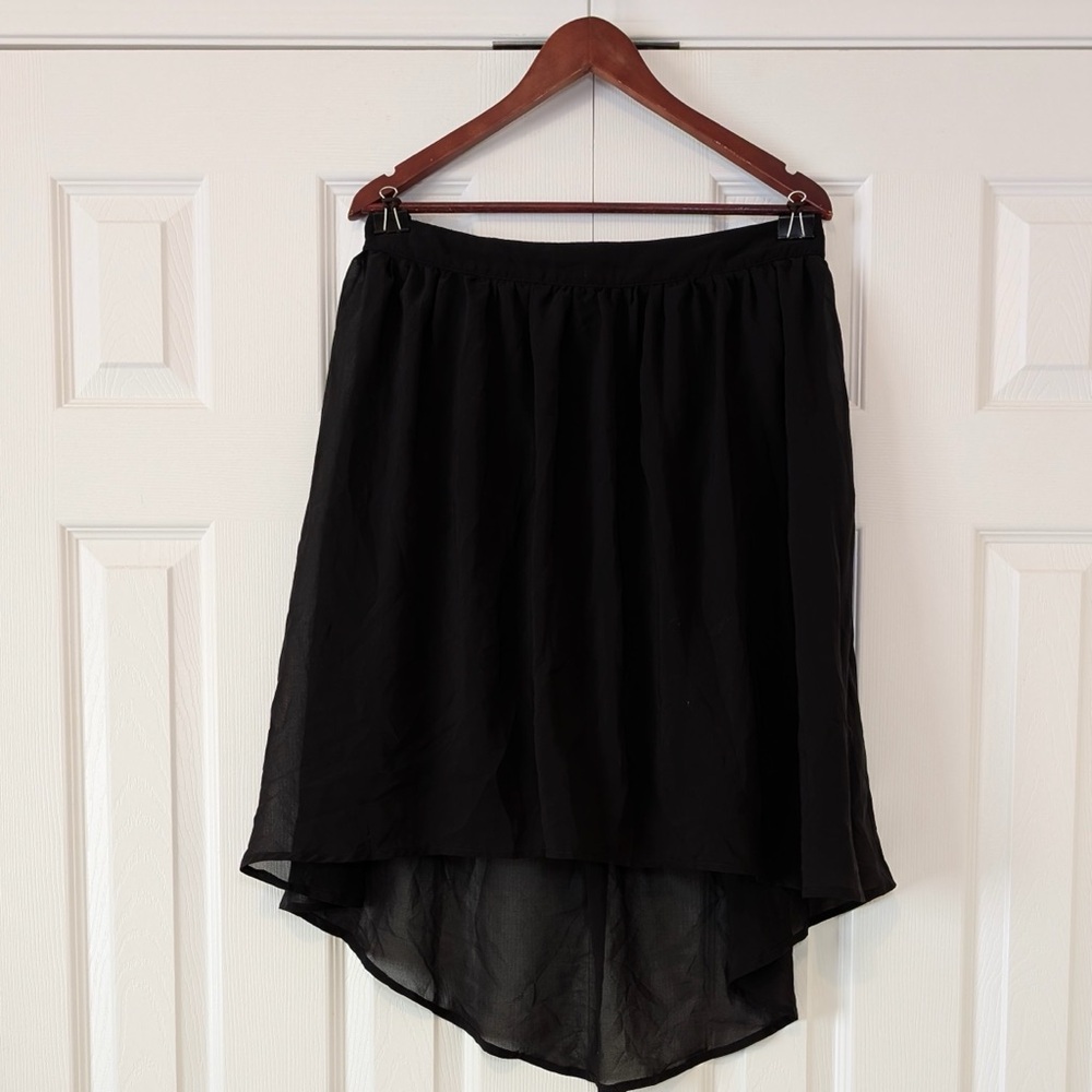 Ricki’s Y2K Vintage High Low Black Mullet Skirt Size Large
